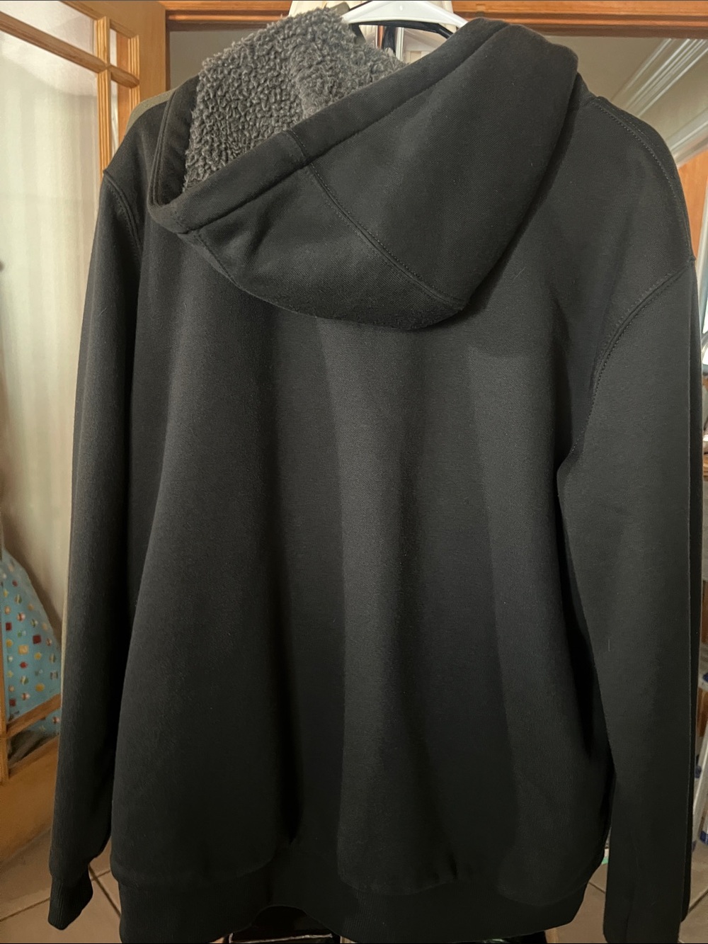 Carhartt Black Sherpa-Lined Zip Jacket - Picture 3 of 3